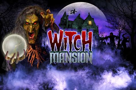Ghosts and Ghouls at the Witch Mansion Haunted House